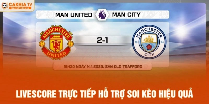 Livescore trực tuyến hỗ trợ soi kèo hiệu quả