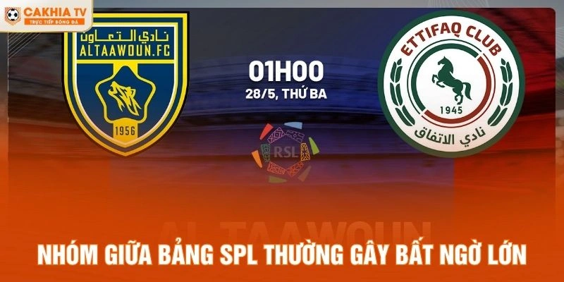 Nhóm giữa bảng SPL thường gây bất ngờ lớn