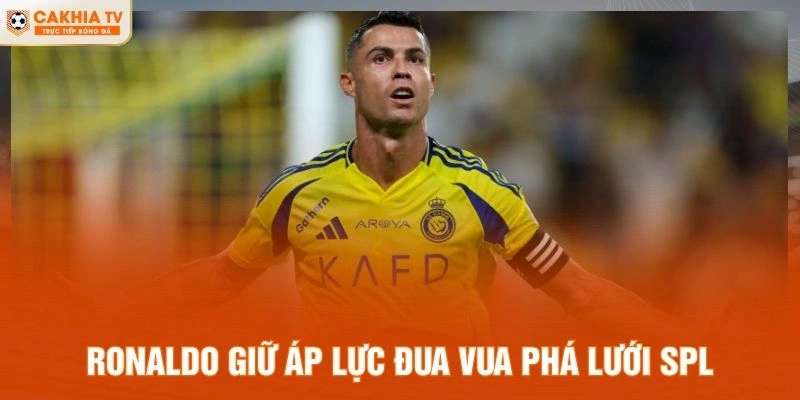 Ronaldo giữ áp lực đua vua phá lưới SPL